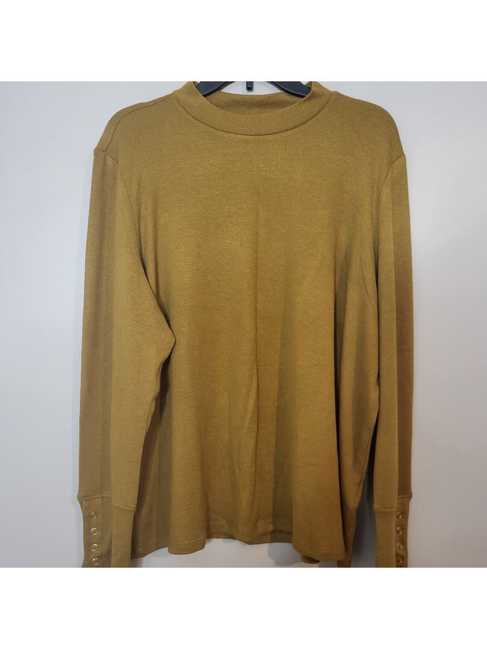 Womens Plus |Rafaella Plus Size XXL Mustard Knit Top — Like New|c1 - Picture 3 of 3